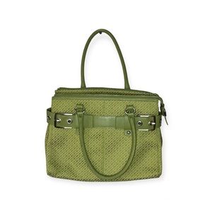 Talbots Olive Green Bag w/ Matching Change Purse